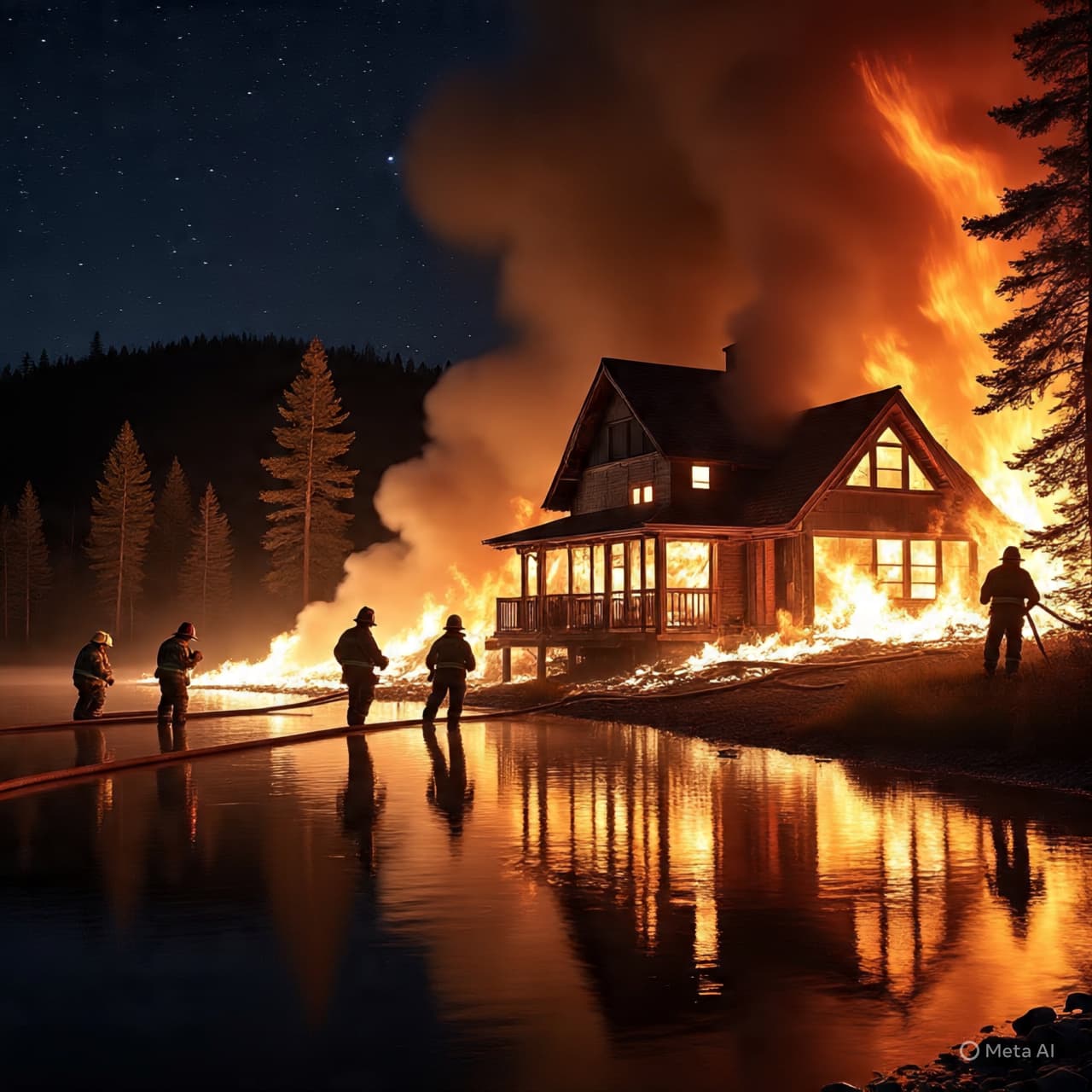 Ash on the Water, Sirens in the Dark: A Luxury Retreat Interrupted