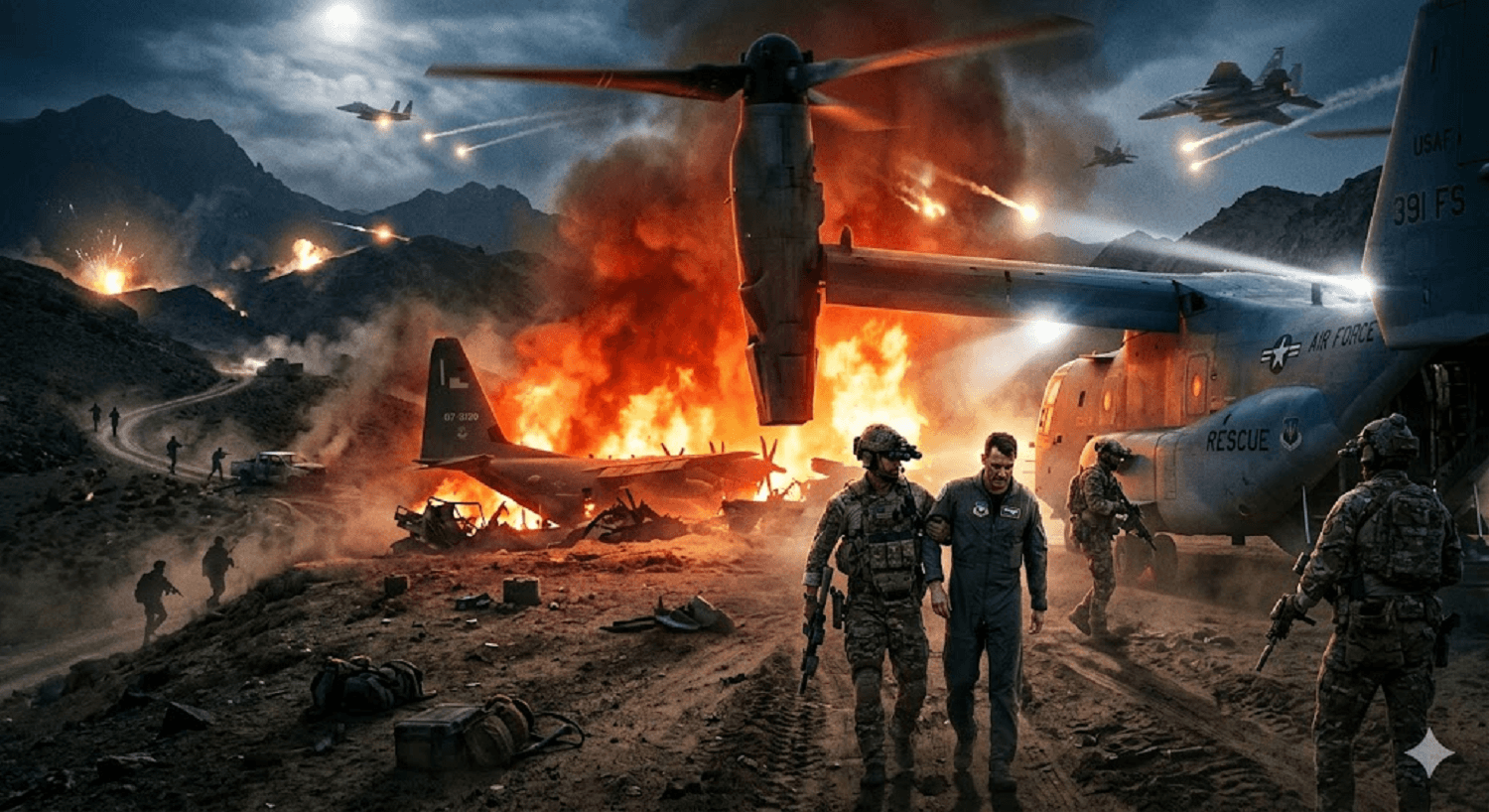 Rescue at a Price: Five Killed During High-Stakes U.S. Extraction of Captive Pilot in Iran