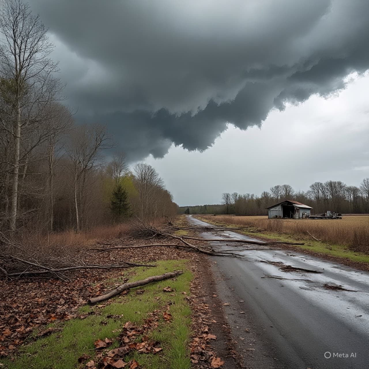 Where the Storm Left Its Mark: A Family Tragedy on a Rain-Soaked Road