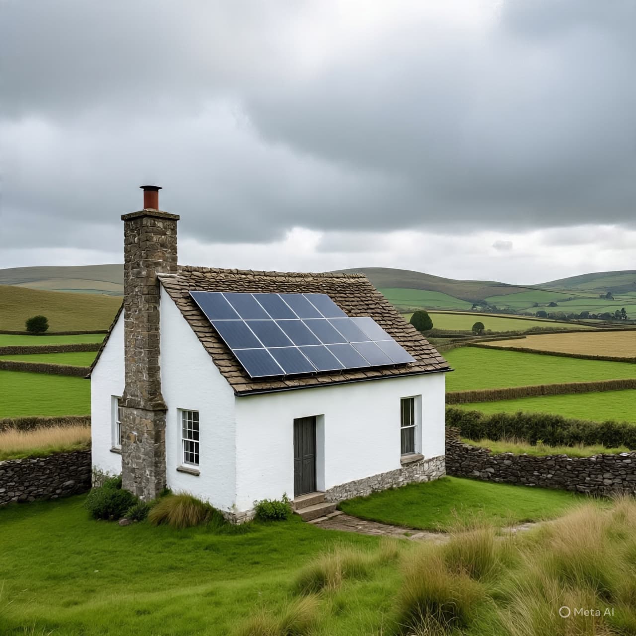 Across Fields and Fences, Under Open Skies: Solar Panels Begin to Gather Light in Rural Scotland