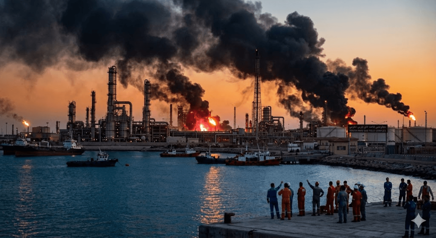Flames at South Pars: Israeli-Led Airstrike Strikes Iran’s Critical Gas Field, Raising Energy and Security Fears