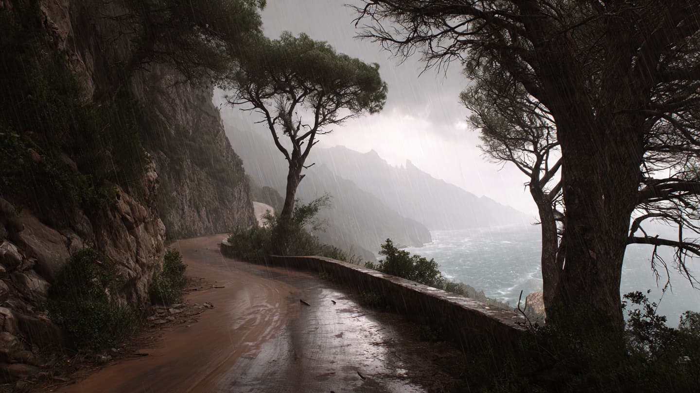 Between the Vertical Cliff and the Rising Tide, A Narrative of the Torrent