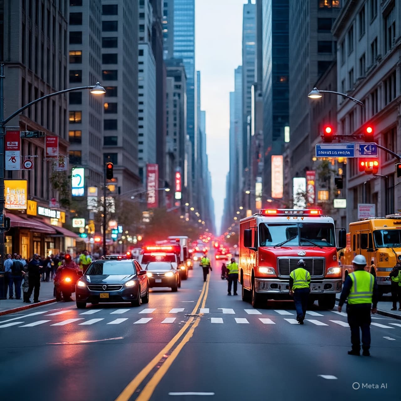 When a city’s rhythm is interrupted by a moment of sudden tragedy