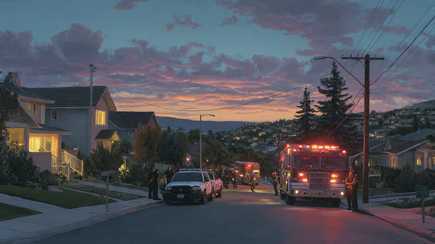 Smoke Drifted Over Santa Clara as Investigators Searched for Answers