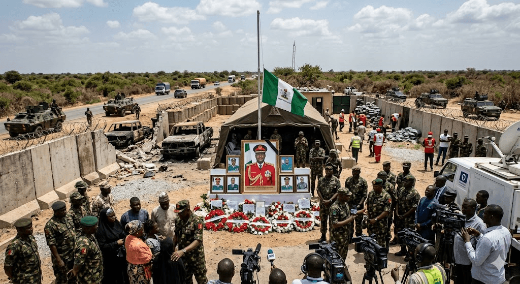 High-Level Tragedy: Brigadier General and 4 Soldiers Slain in Brutal Borno Base Attack