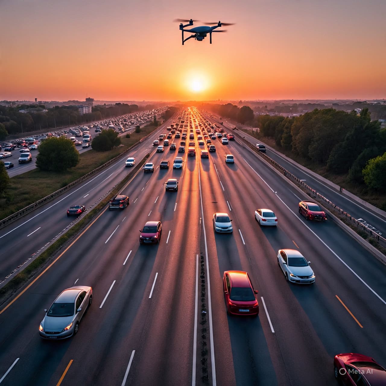 Eyes in the High Blue: Reflections on the Silent Sentinels of the Road