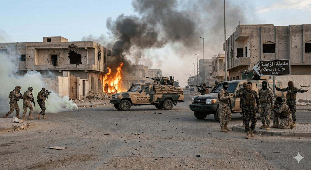 Zawiya Under Siege: Large-Scale Security Operation Targets City's Most Wanted
