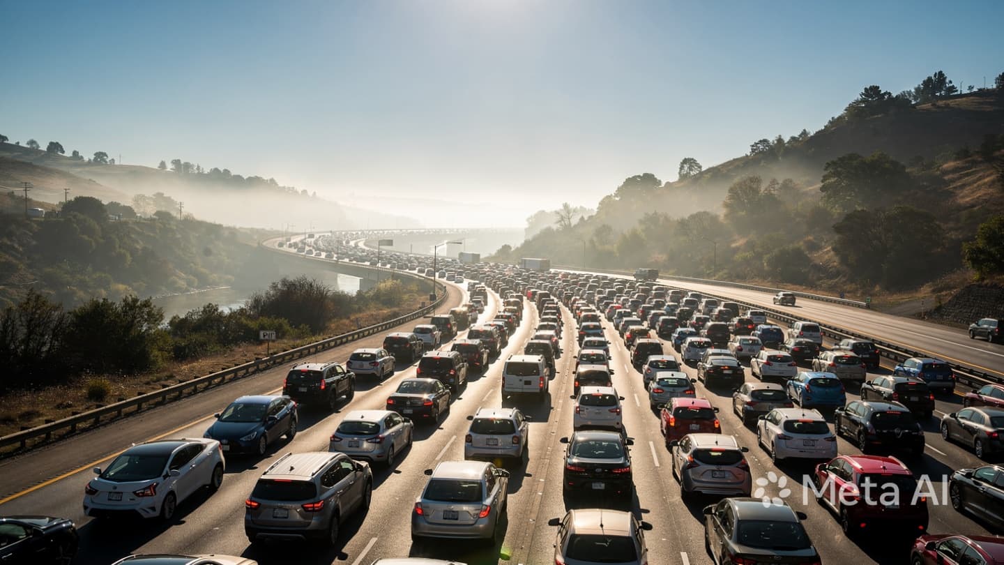 Between the Concrete Barriers: The Sudden Silence of a City Caught in a Collision