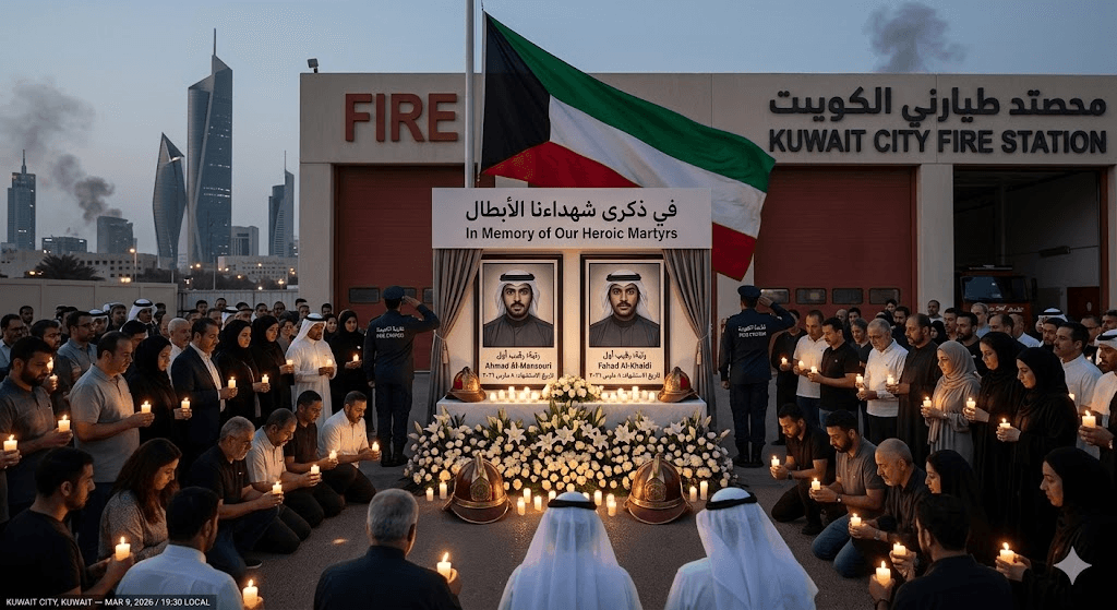 مقتل اثنين من رجال الإطفاء في الكويت وسط غارات طائرات مسيرة وصواريخ إيرانية