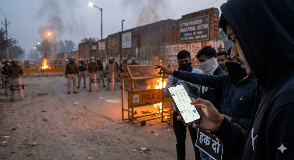 Cross-Border Chaos: Noida Police Link Pakistan-Based Social Media Accounts to Labour Protest Violence