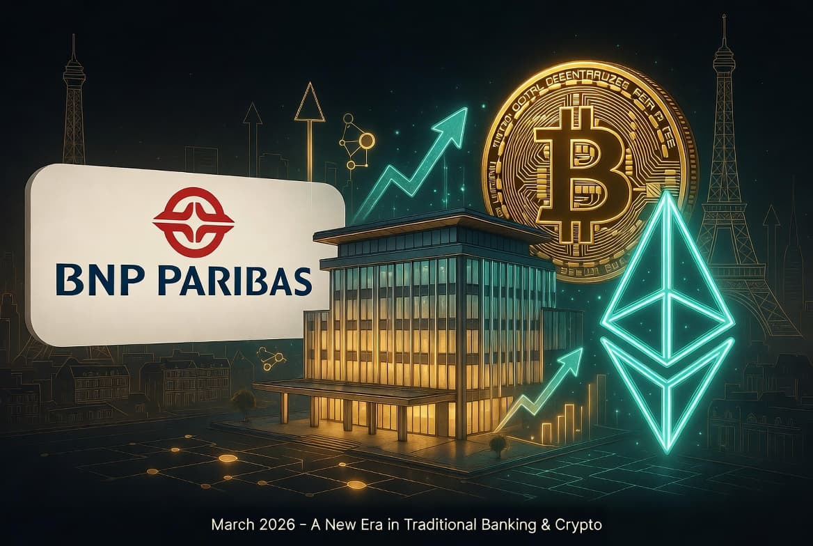 BNP Paribas Enters the Crypto Game: French Retail Clients Can Now Invest in Bitcoin and Ethereum