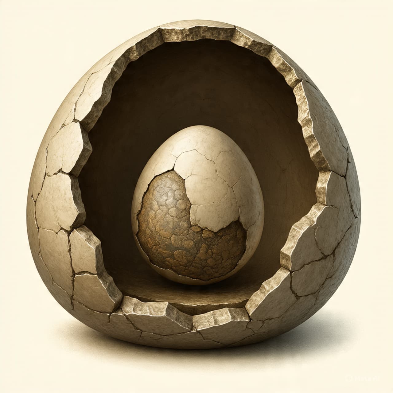 Beneath Layers of Ancient Time: The Hidden Egg That Waited Sixty-Eight Million Years