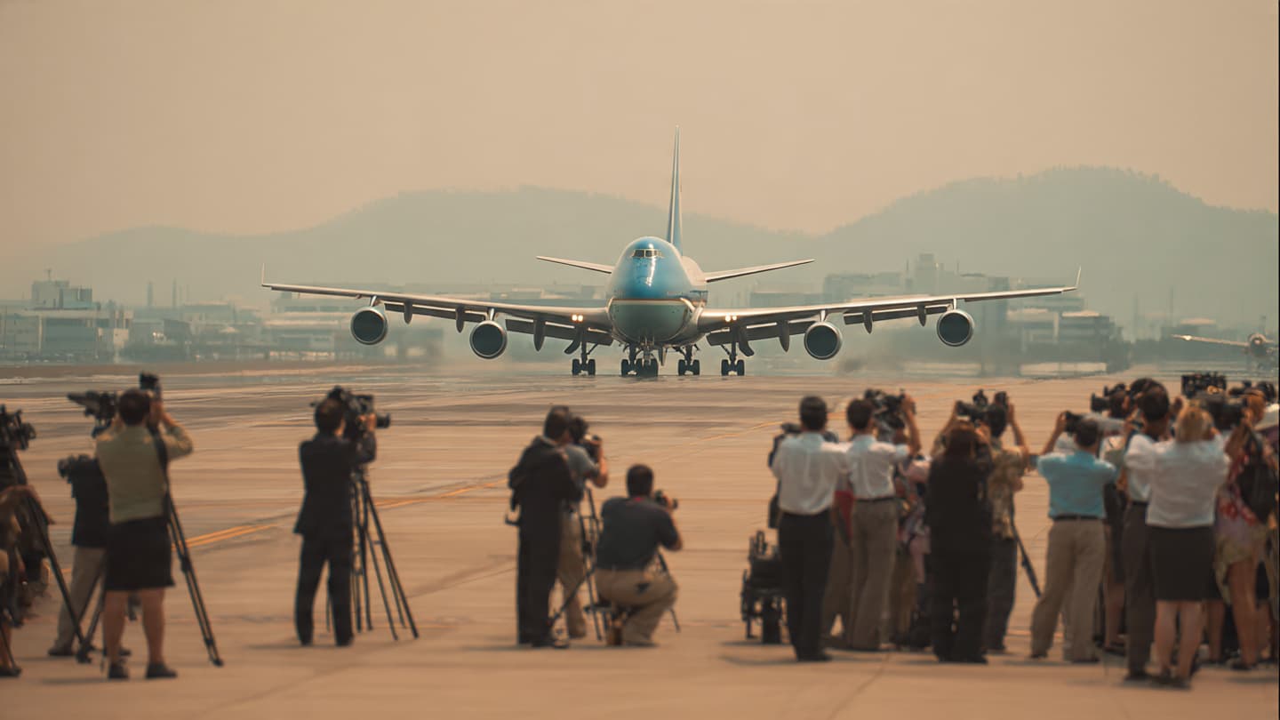 While Air Force One Heads East, Global Markets and Governments Watch Closely