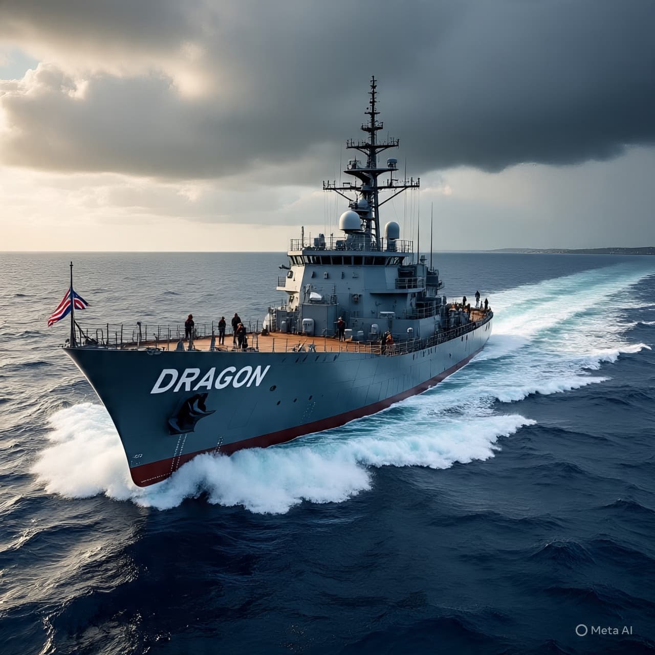 بين الموانئ والدوريات: إتش إم إس دراجون تتجه شرقًا في مهمة وجود