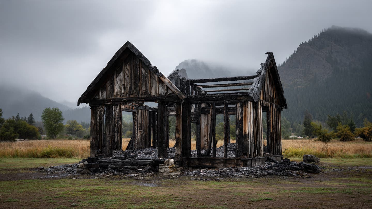 Where the Mountain Mist Meets the Cold Charred Timber, A Requiem for a Rangataua Soul