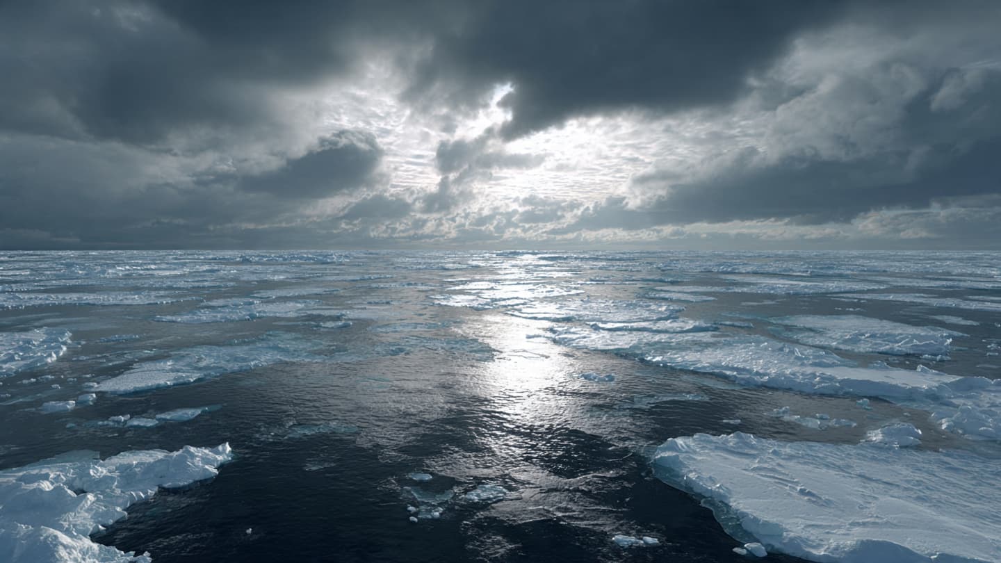 A Dark Opening in Antarctica Quietly Challenges the Illusion of Stillness