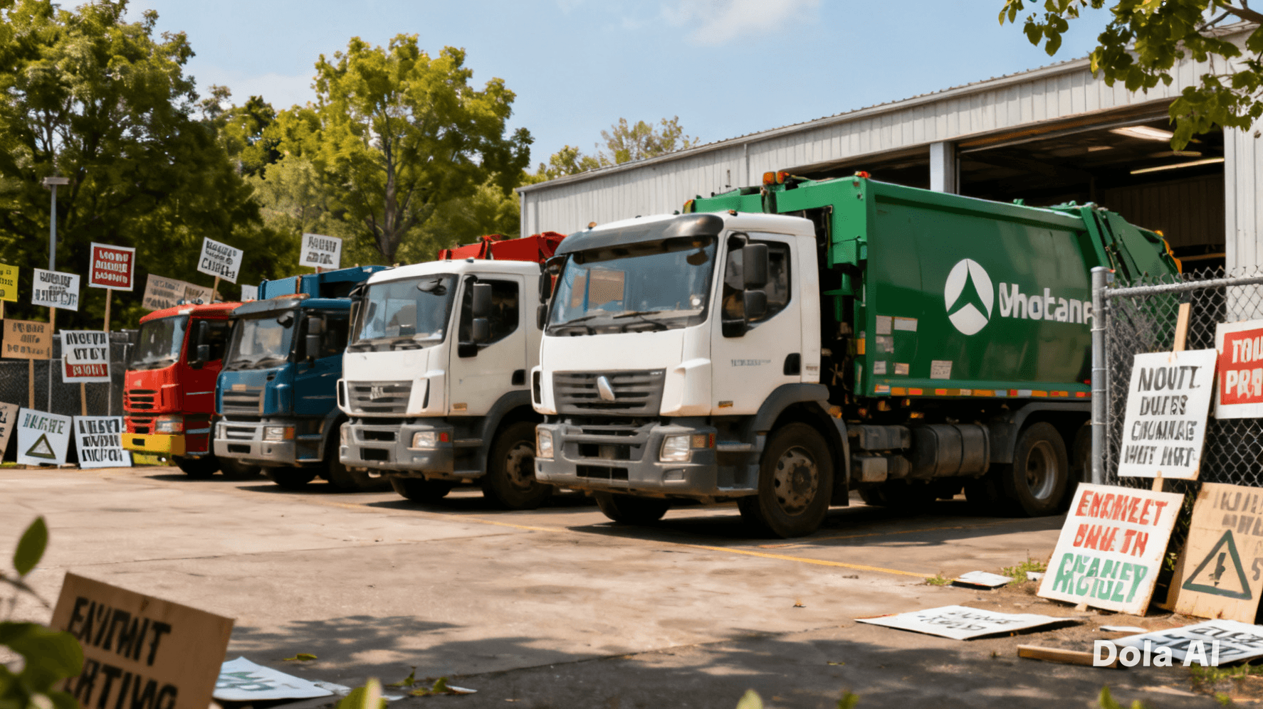 “City at a Standstill: New Legal Bid to Curb Blockades of Bin Lorries”