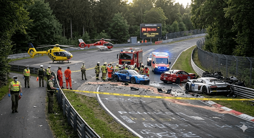 Nürburgring in Mourning: Fatal Multi-Car Collision Stuns the Motorsport World