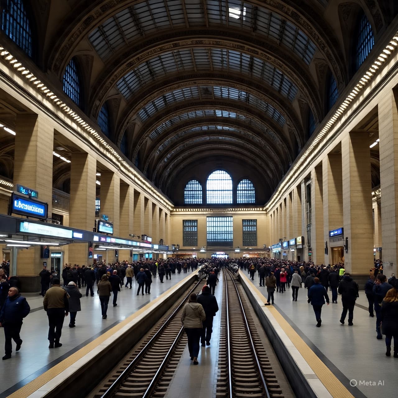 When Motion Stops for a Moment: What Happened Inside Grand Central?