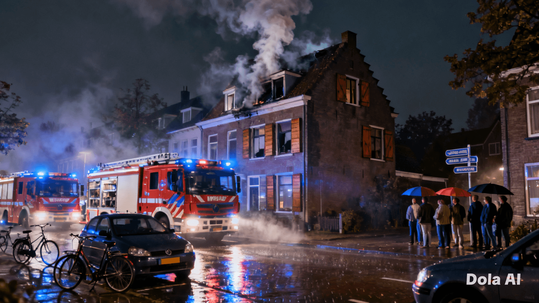 “When Shadows Turned to Flame: A Neighbourhood’s Quiet Night Interrupted by Fire and Reflection”