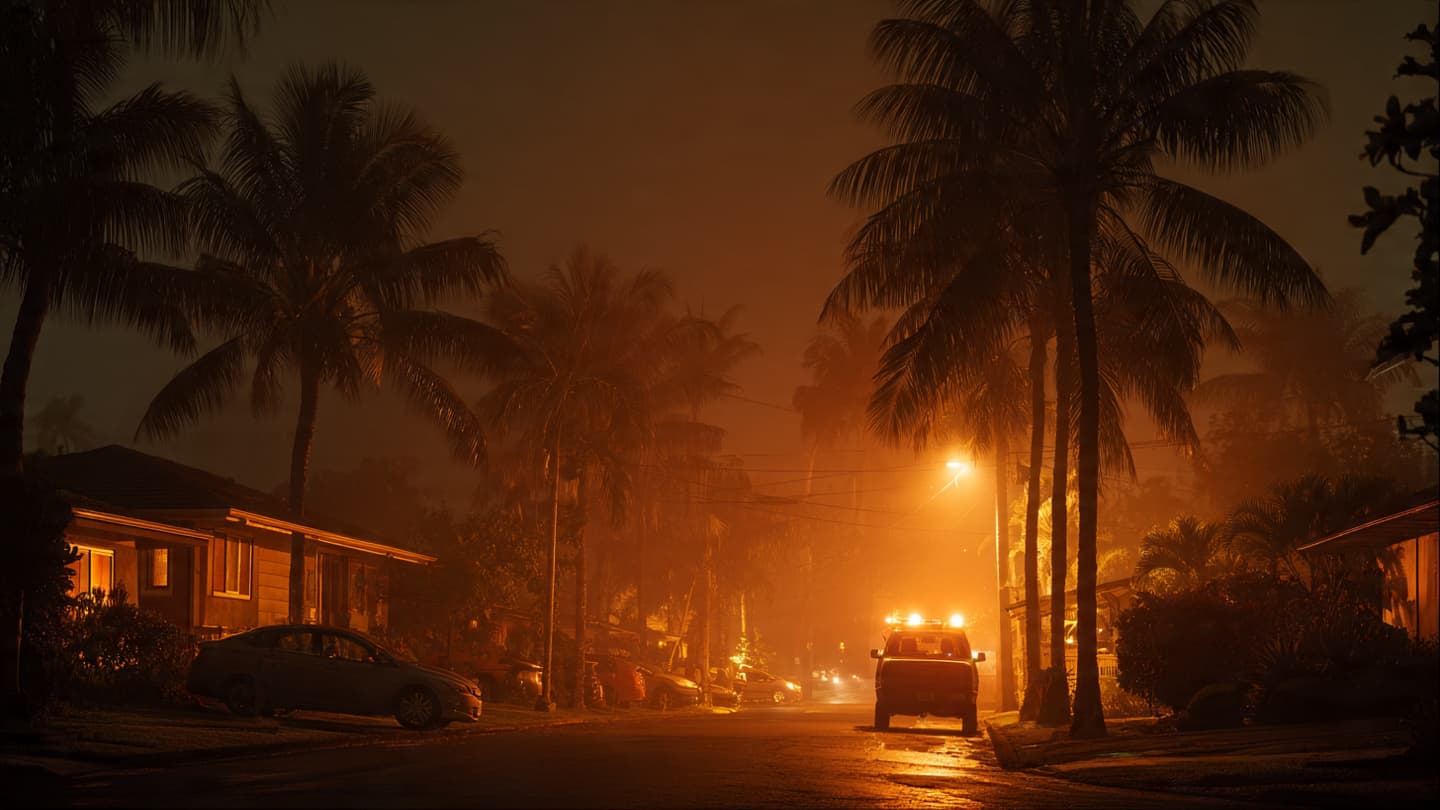 When Joy Dissolves Into Thunder: A Requiem for a Honolulu Night Torn by Light