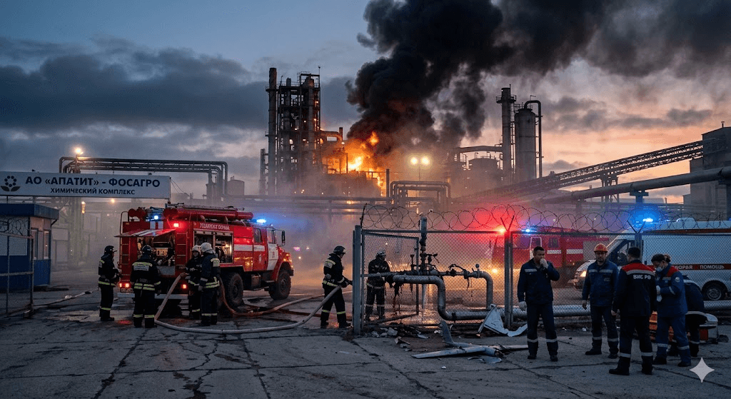 Strategic Strike: Ukrainian Drone Hits Major Fertilizer Plant in Russia’s Vologda Region