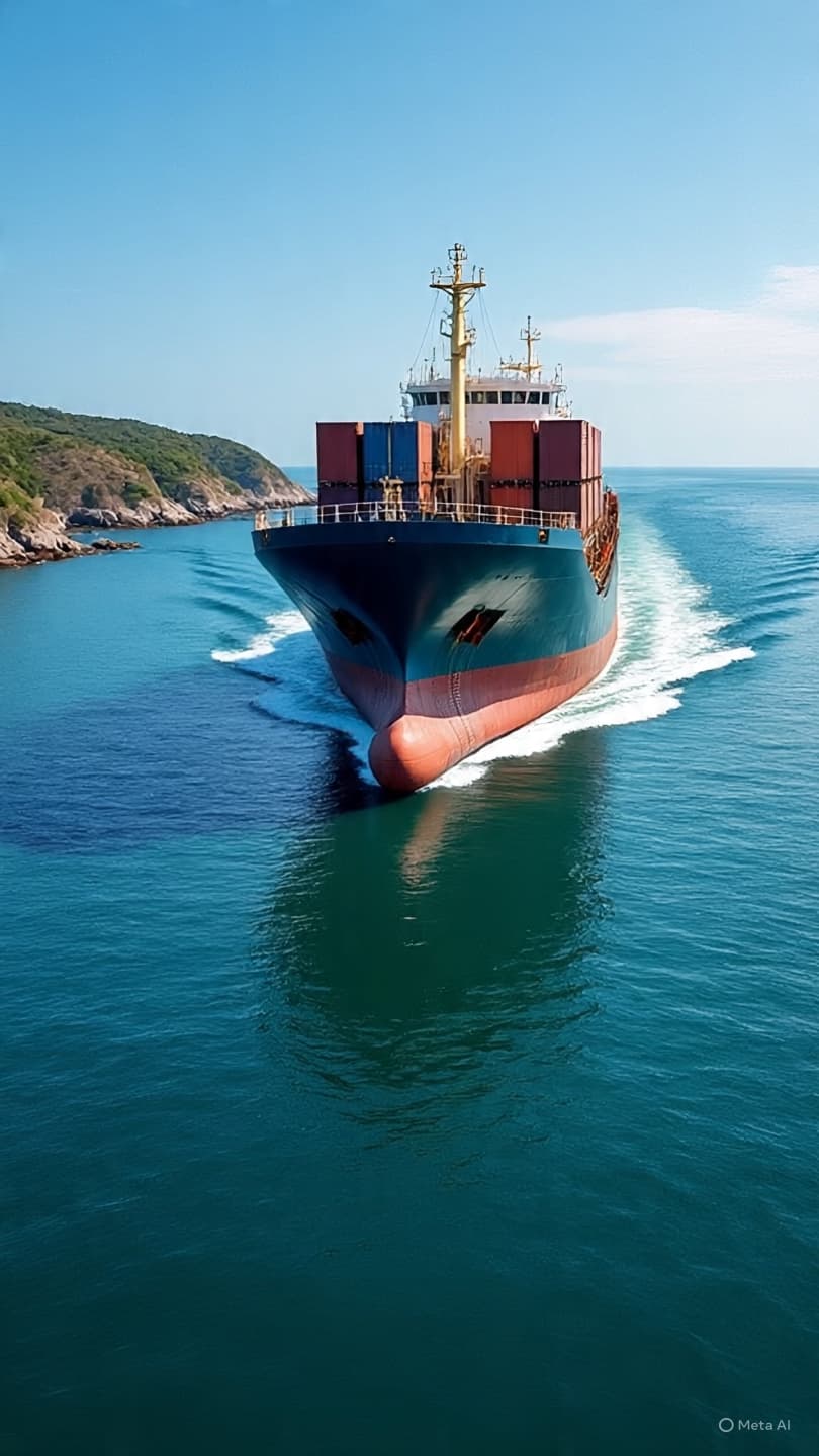 Through Narrow Waters: A Tanker’s Passage and the Quiet Tension of the Gulf