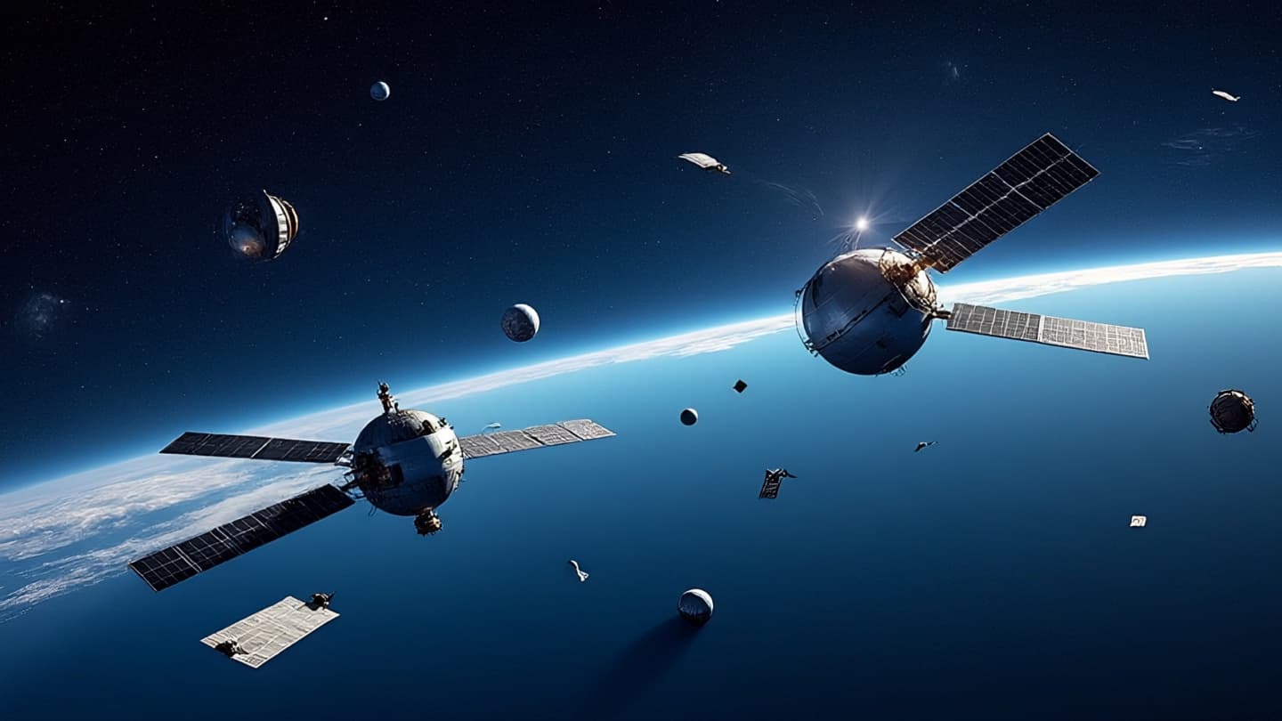 When space grows crowded, even silence can collide