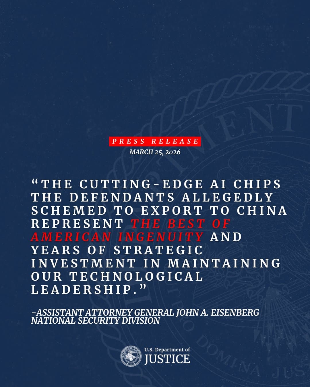 AI Chip Smuggling Case Signals Escalating Tech War Between U.S. and China