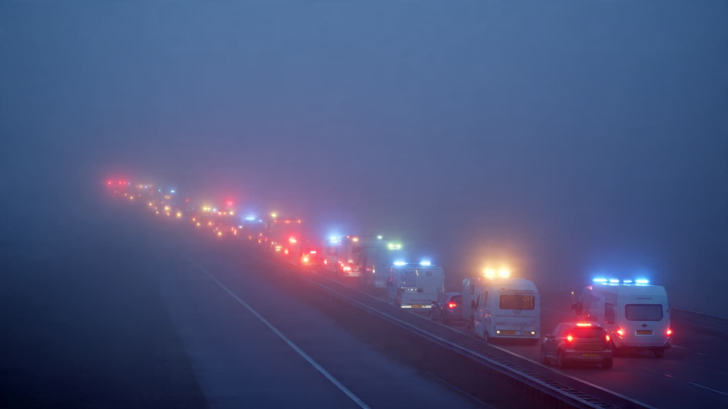 The Tangled Iron of the Interstate, Where the Morning Mist Meets the Sudden Weight of Metal