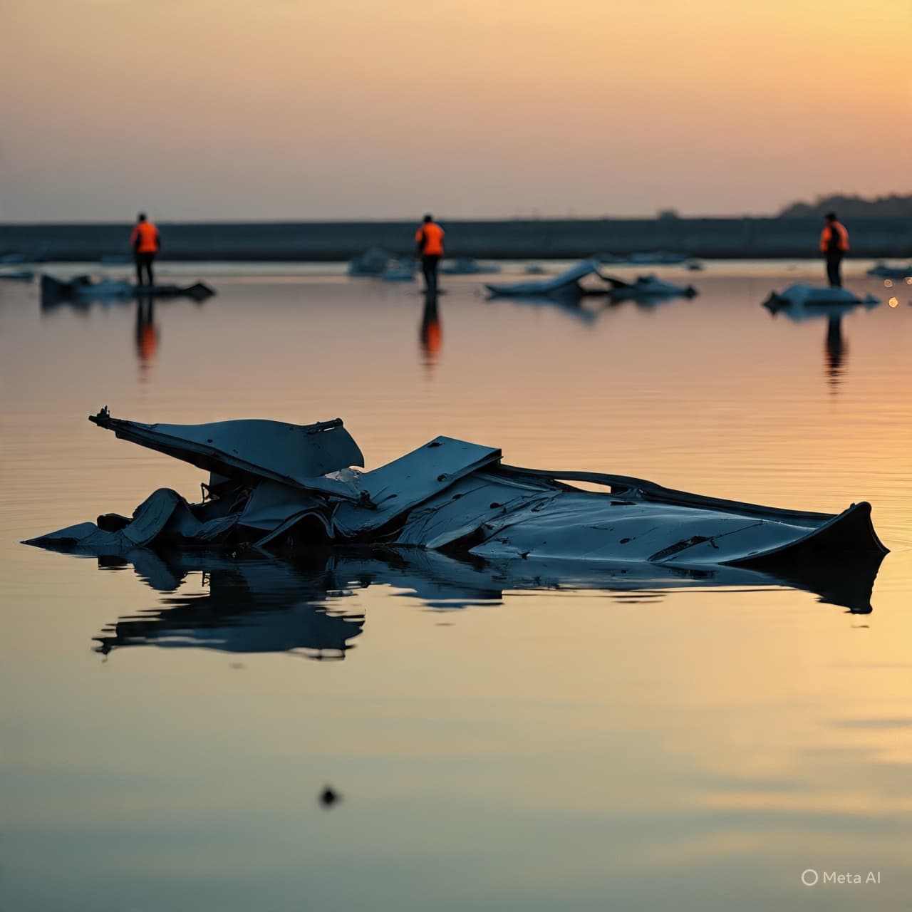 Over Dark Water: The Quiet Fall of a Plane Near Crimea
