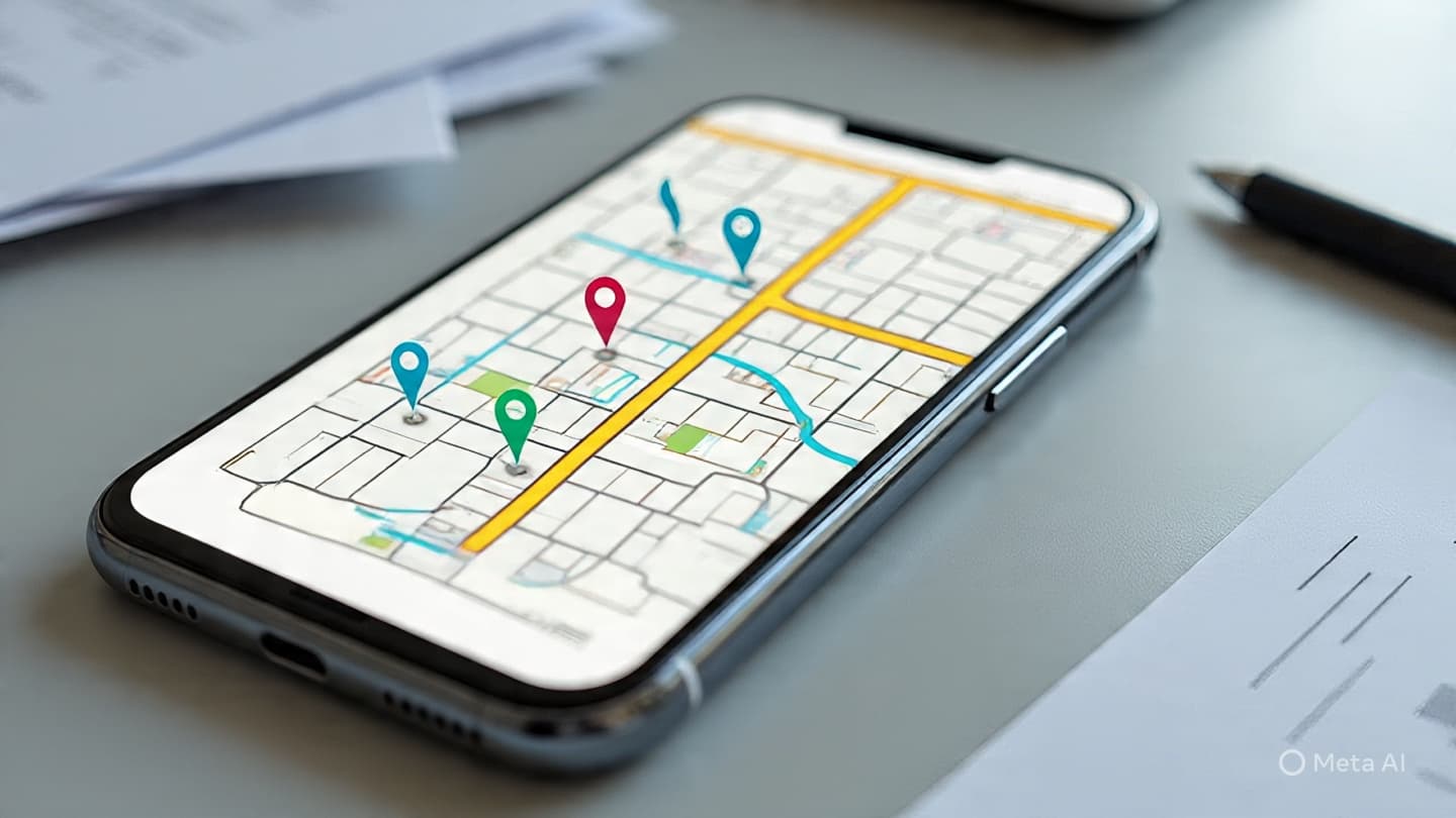 L'espace entre la localisation et le sens