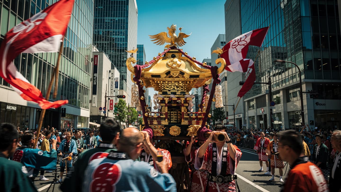 Beneath the Shifting Shadows of Chiyoda: Tracking the Motion of the Grand Parade
