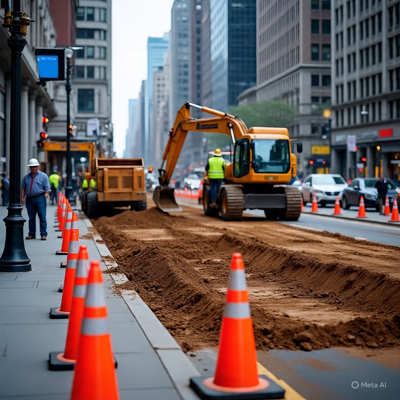 Between Orange Cones and Open Roads: A City Prepares for a Longer Journey