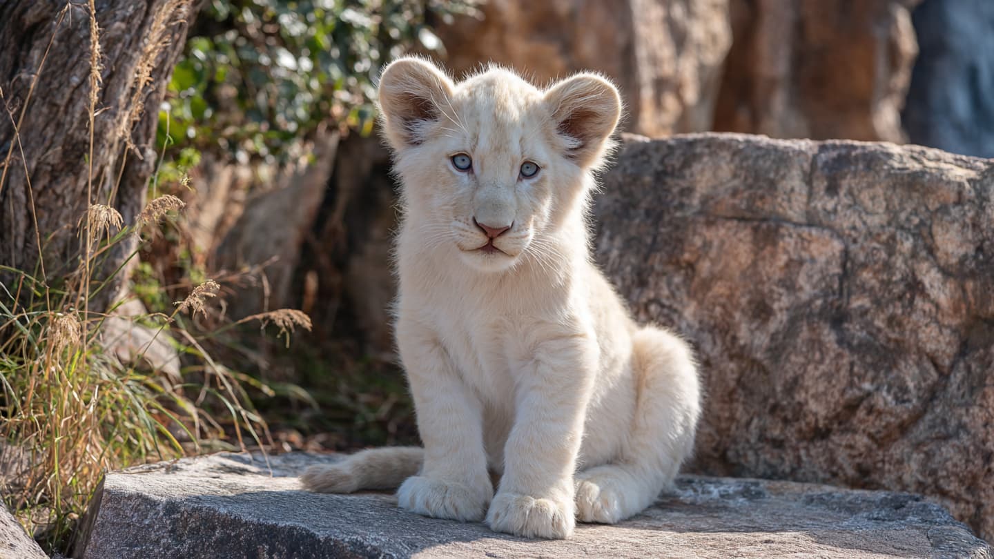 The Arrival Of A Pale Spirit: Reflections On The White Lion At Belgrade Zoo