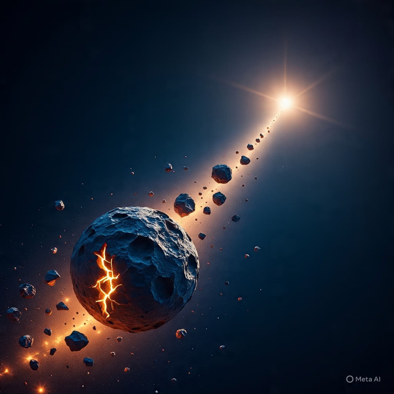 When an Asteroid Burns, Does It Write Light Across Our Skies?