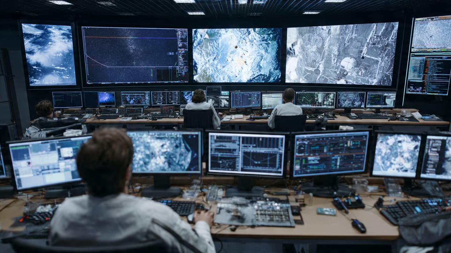 Dans le Silence de l'Espace, un Voyager Poursuit Son Voyage Lointain