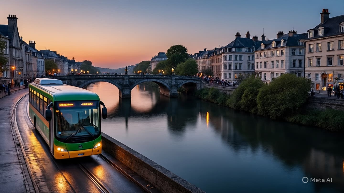 Between the City Mist and the Suburban Light: A Narrative of the Moving Public Mass