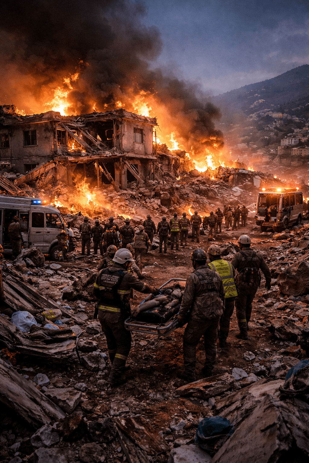 Deadly Israeli Strike Hits Lebanon’s Nabi Chit, Leaving 16 Dead and 35 Injured