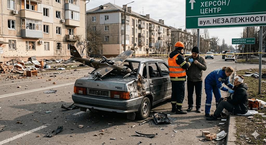 Targeting the South: One Killed in Kherson Drone Strike as Triple Bombing Rocks Zaporizhzhia