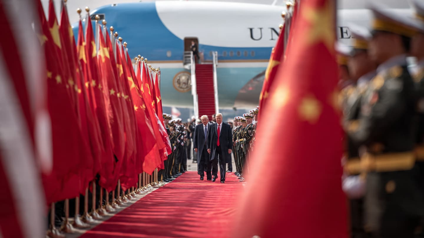 Beneath Beijing’s Carefully Choreographed Welcome, Two Powers Measure the Future