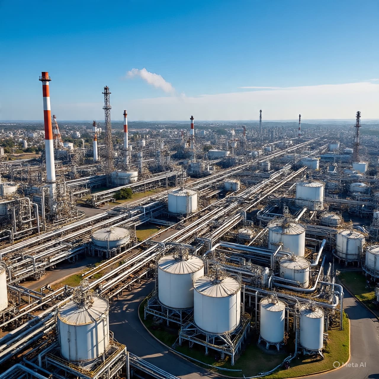 A Burned Refinery Seeks Its Steady Rhythm