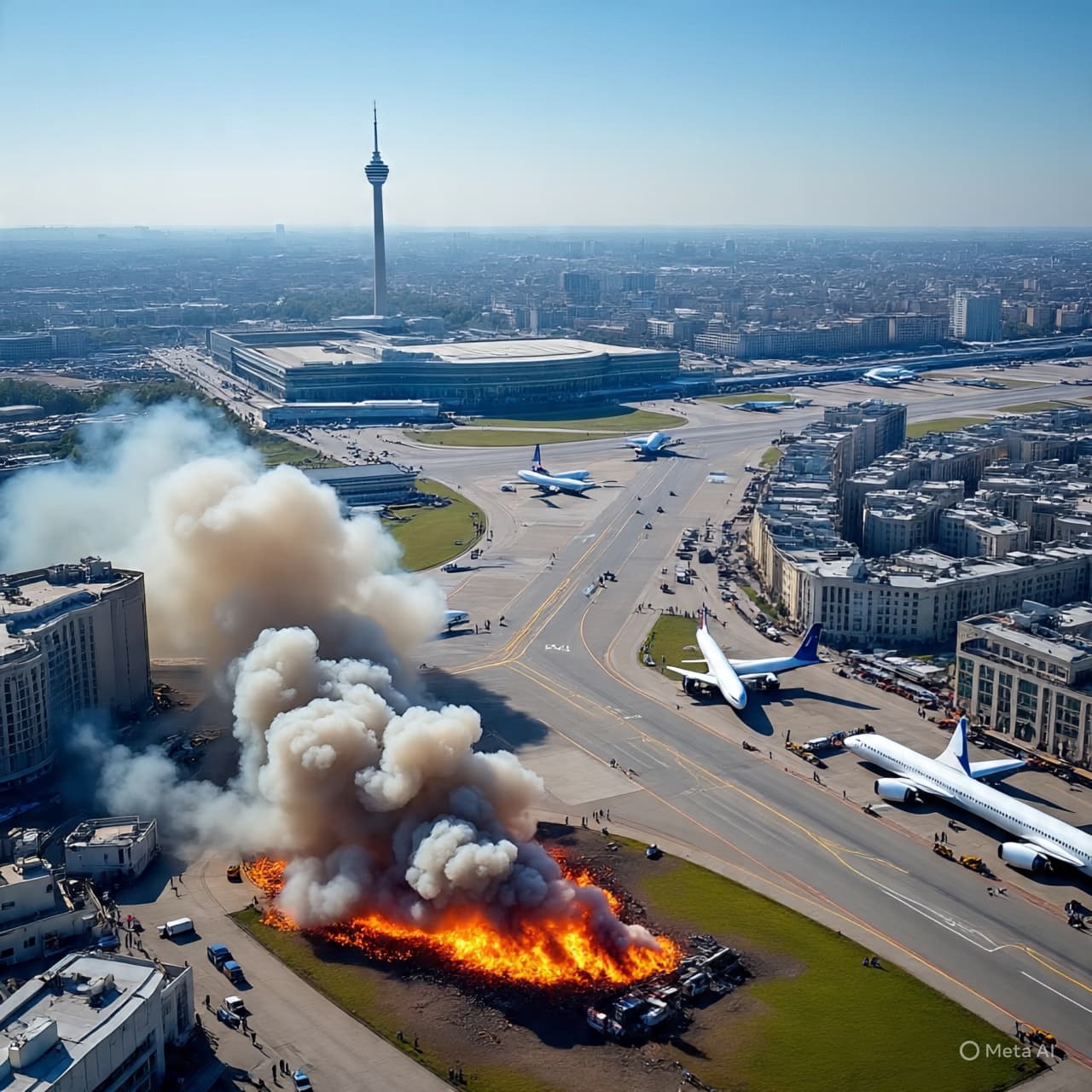 Between Runway and Ceasefire, Smoke Lingers Over Quiet Skies