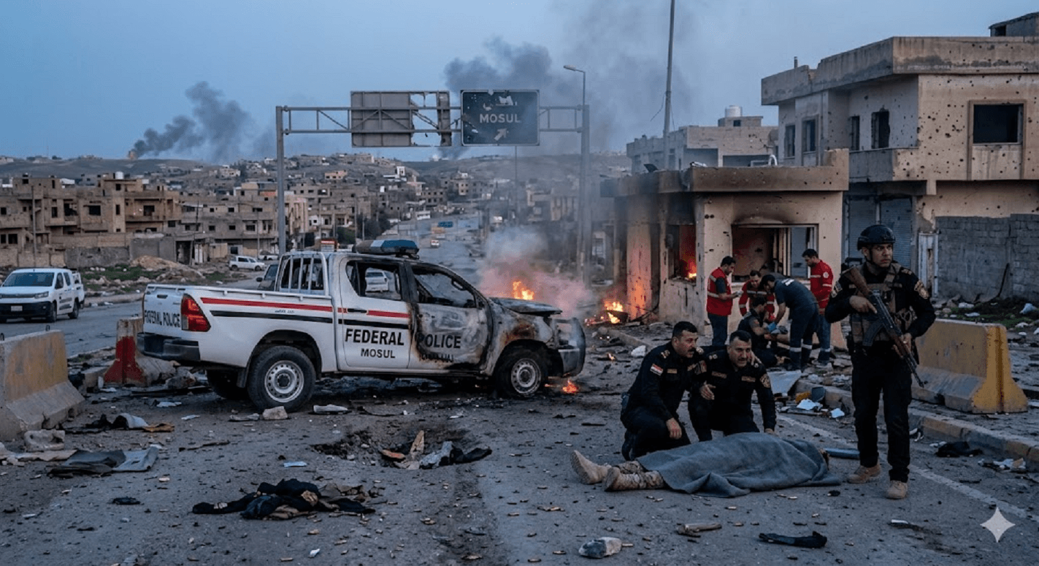 Deadly Skies: Air Strikes in Iraq Claim Lives of PMF Fighters and Police Officers