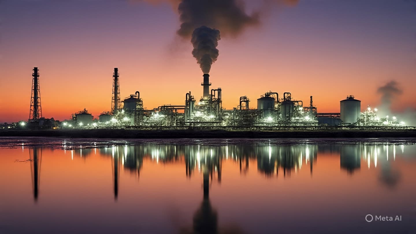 Between the Scorched Earth and the Rising Steam: A Refinery Finds Its New Voice