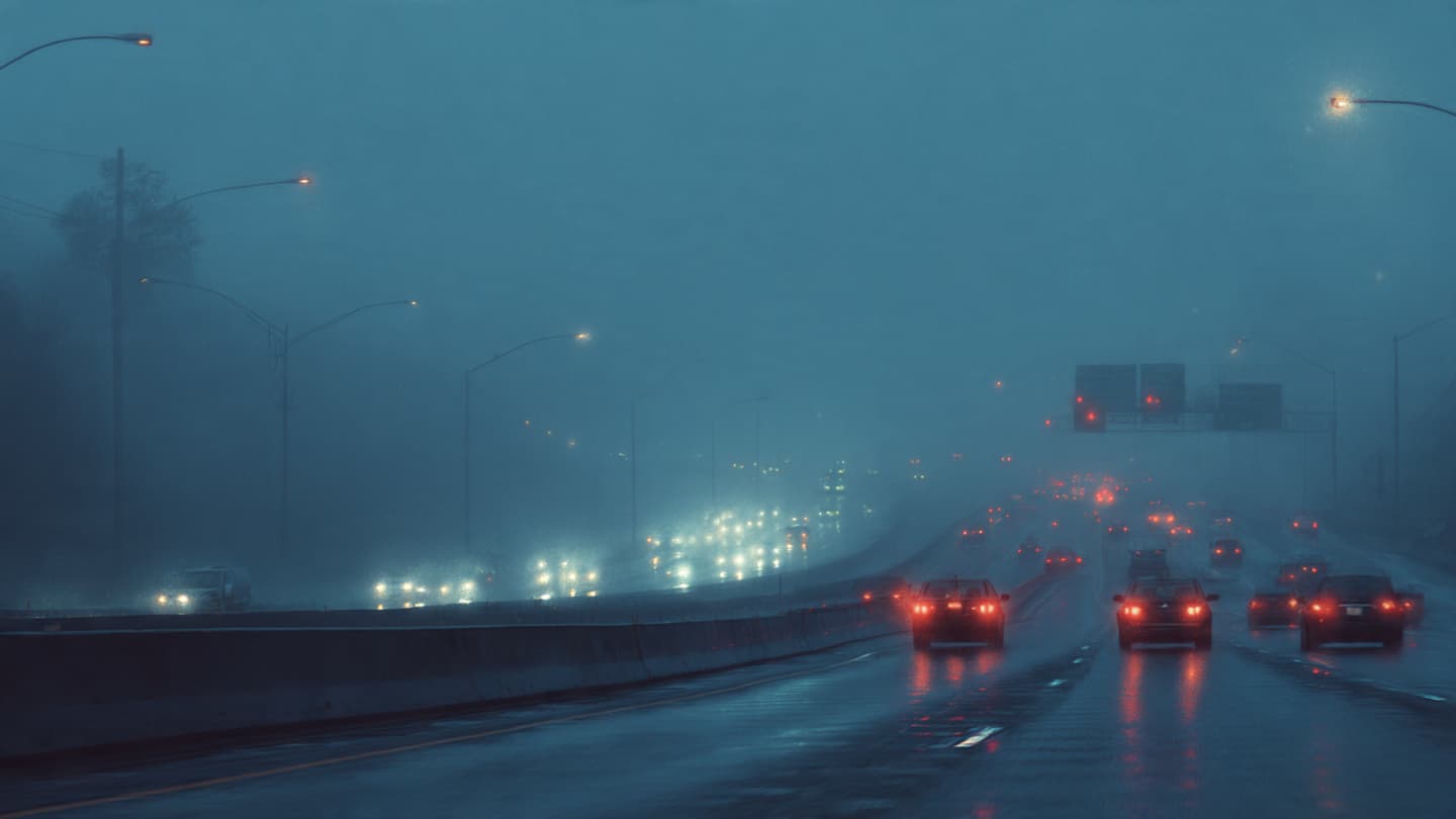 Where the Smoke Blinds the Morning, A Tragic Intersection of Speed and Gray Mist