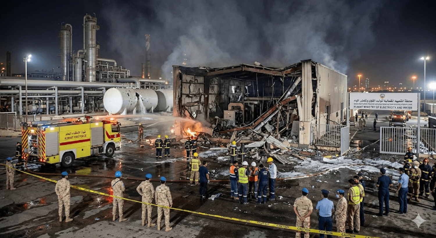 Deadly Escalation: Indian National Killed as Iranian Strike Hits Kuwaiti Power & Water Plant