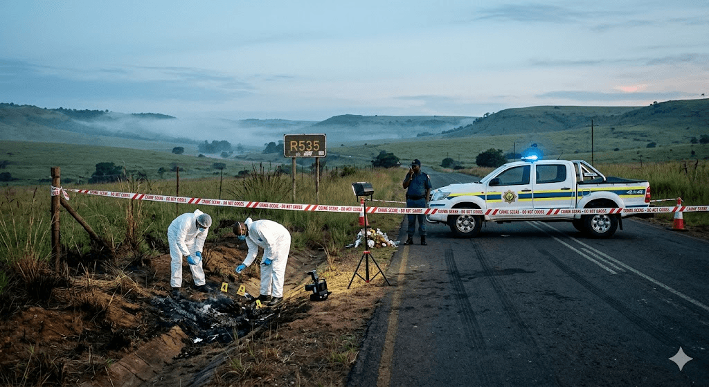 Highway of Horrors: Three Bodies Found Burnt Beyond Recognition Along Mpumalanga’s R535