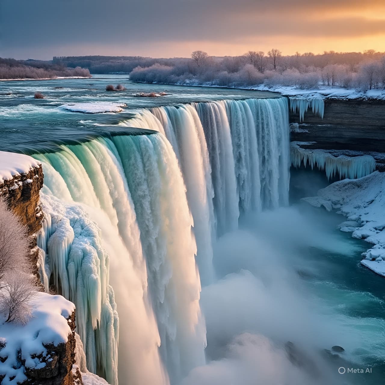 Between Ice and Motion at Niagara