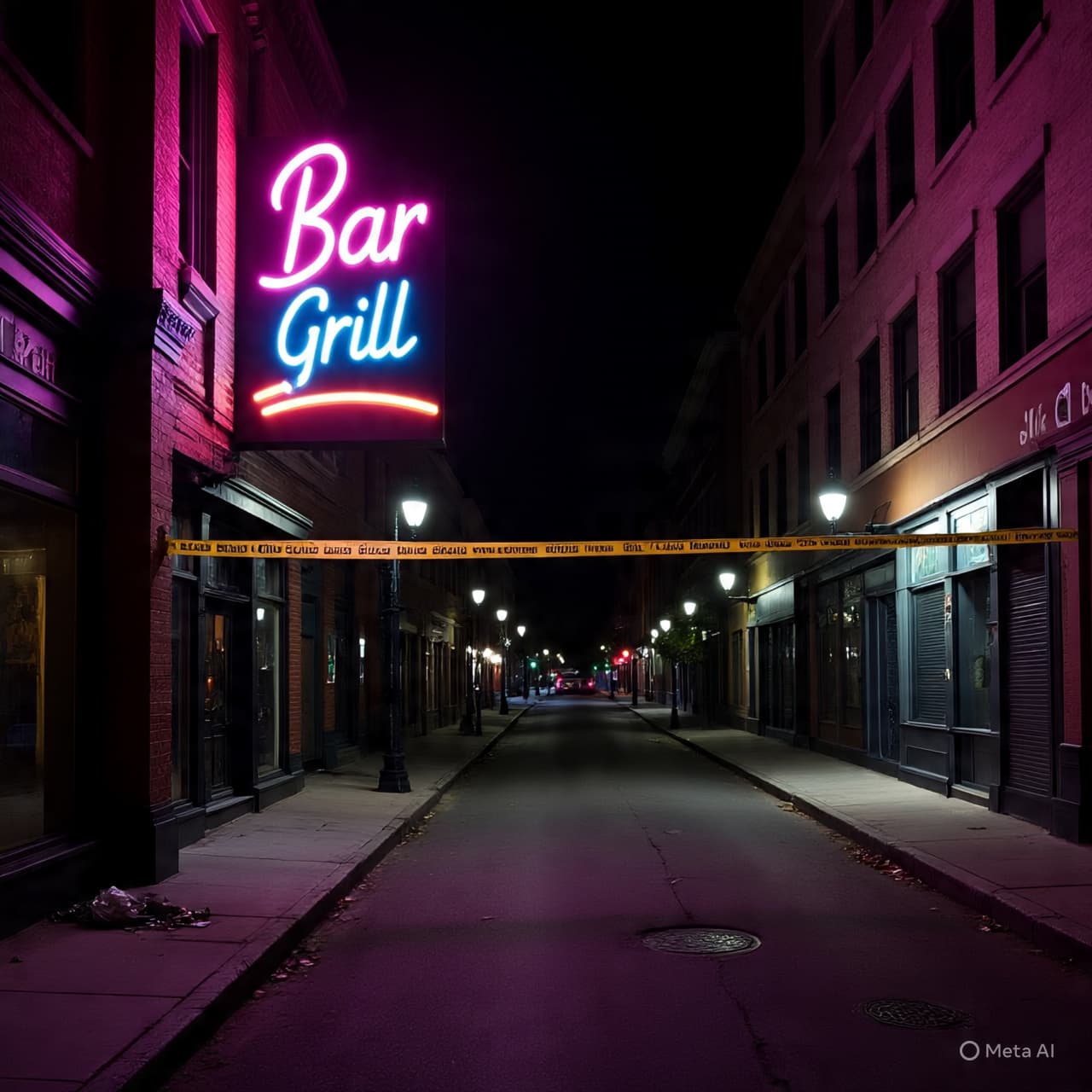 Between the Neon and the Tape: A Narrative of Violence and the Potential for Terror